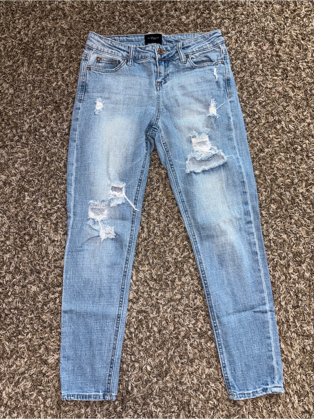 Distressed Jeans